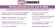 WooCommerce Eu Vat & B2B