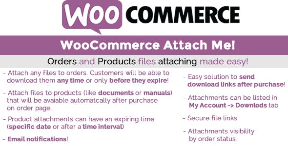 WooCommerce Attach Me! WooCommerce Attach Me!