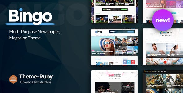 Bingo Multi Purpose Newspaper & Magazine Theme