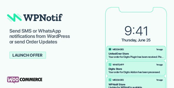 WPNotif WP SMS & WhatsApp Notifications