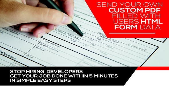 Form Generating PDF Wordpress Plugin