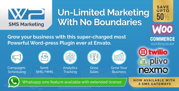 Wordpress SMS Marketing Plugin