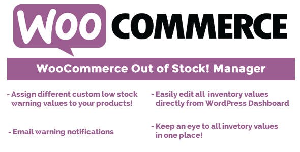 WooCommerce Out of Stock! Manager WooCommerce Out of Stock! Manager