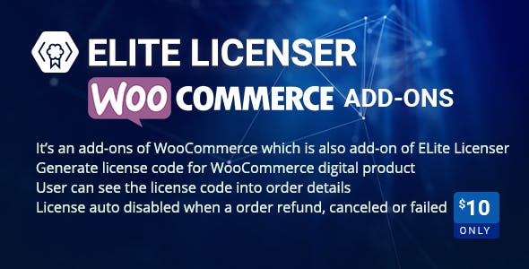 WooCommerce Product Licenser Elite Licenser Pro Addon