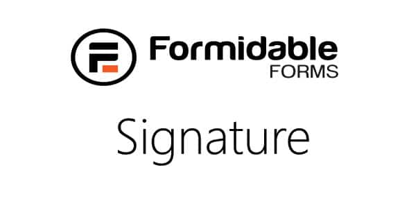 Formidable Signature field Formidable Signature field