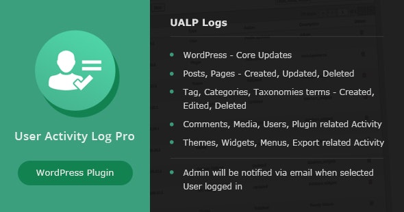User Activity Log PRO for WordPress User Activity Log PRO for WordPress
