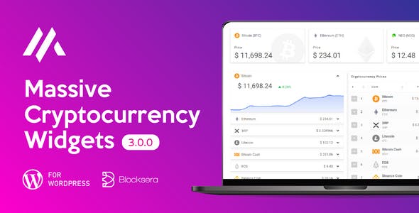 Massive Cryptocurrency Widgets Massive Cryptocurrency Widgets