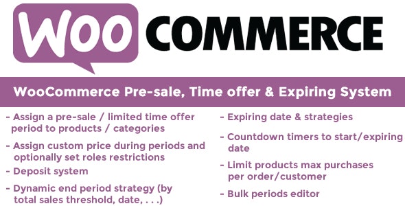 WooCommerce Pre-sale WooCommerce Pre-sale