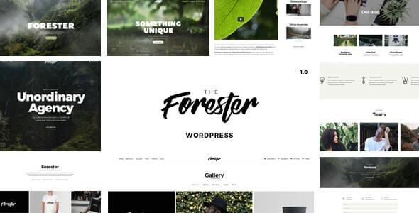 WordPress Minimalist Portfolio Theme The Forester WordPress Minimalist Portfolio Theme The Forester