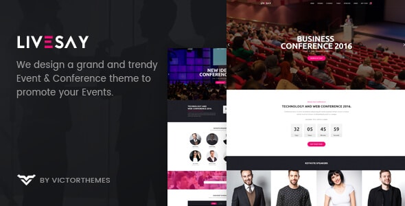 Livesay Event & Conference WordPress Theme Livesay Event & Conference WordPress Theme