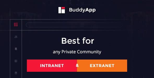 BuddyApp Mobile First Community WordPress theme