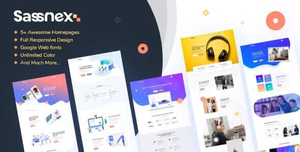 Sassnex Multi concept WordPress Theme for App, Saas & Startup Sassnex Multi concept WordPress Theme for App, Saas & Startup