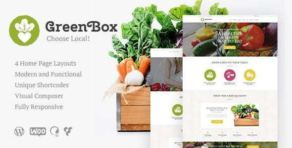 Green Box Eco Farm & Organic Products Store WordPress Theme Green Box Eco Farm & Organic Products Store WordPress Theme