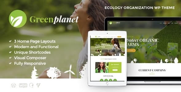 Green Planet Environmental Non Profit Organization WordPress Theme Green Planet Environmental Non Profit Organization WordPress Theme