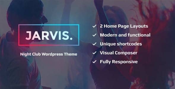 Jarvis Night Club, Concert, Festival WordPress Theme