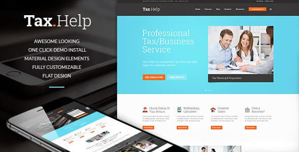 Tax Help Finance & Accounting Adviser WordPress Theme Tax Help Finance & Accounting Adviser WordPress Theme