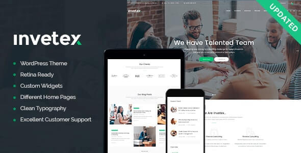 Invetex Business Consulting & Investments WordPress Theme RTL Invetex Business Consulting & Investments WordPress Theme RTL