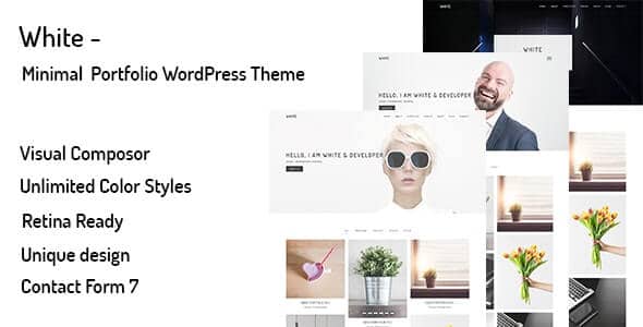 White – Minimal Portfolio WordPress Theme White – Minimal Portfolio WordPress Theme