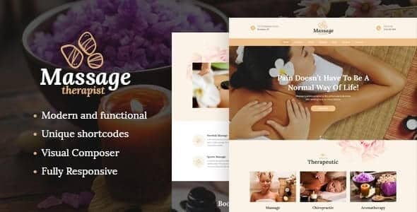 Massage Therapist and Spa Salon WordPress Theme Massage Therapist and Spa Salon WordPress Theme