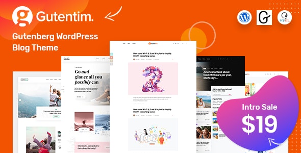 Gutentim Modern Gutenberg WordPress Blog Theme Gutentim Modern Gutenberg WordPress Blog Theme