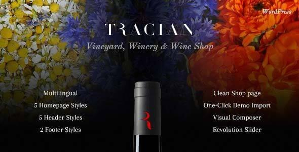 Tracian Wine WordPress Theme Tracian Wine WordPress Theme