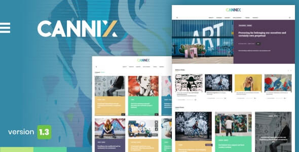 Cannix A Vibrant WordPress Theme for Creative Bloggers Cannix A Vibrant WordPress Theme for Creative Bloggers