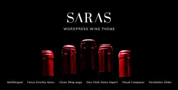 Saras Wine WordPress Theme Saras Wine WordPress Theme