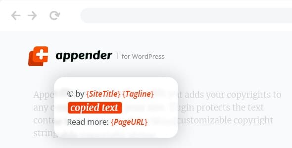 Appender – Copycat Content Protection for WordPress