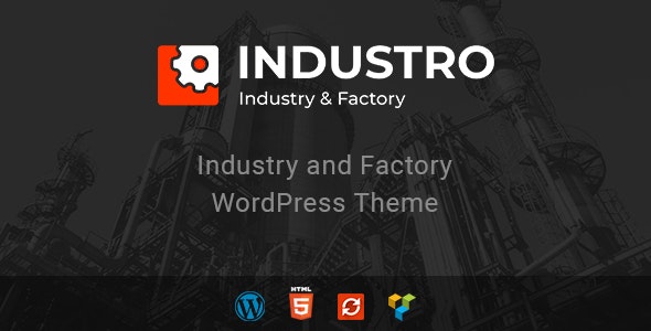 Industro Industry & Factory WordPress Theme Industro Industry & Factory WordPress Theme