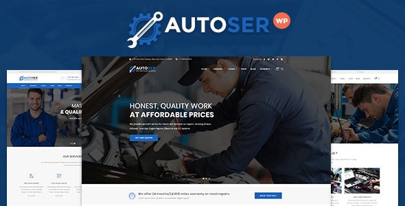 Autoser Car Repair and Auto Service WordPress Theme Autoser Car Repair and Auto Service WordPress Theme