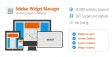 Sidebar & Widget Manager