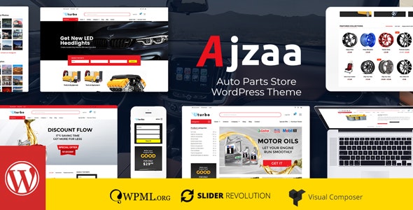 Ajzaa Auto Parts Store WordPress Theme Ajzaa Auto Parts Store WordPress Theme
