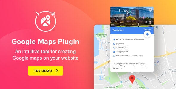 Elfsight Google Maps Map Plugin for WordPress
