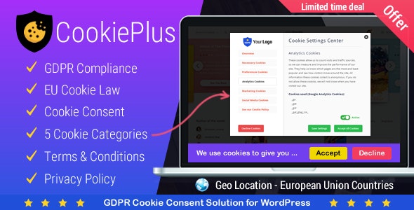 Cookie Plus GDPR Cookie Plus GDPR