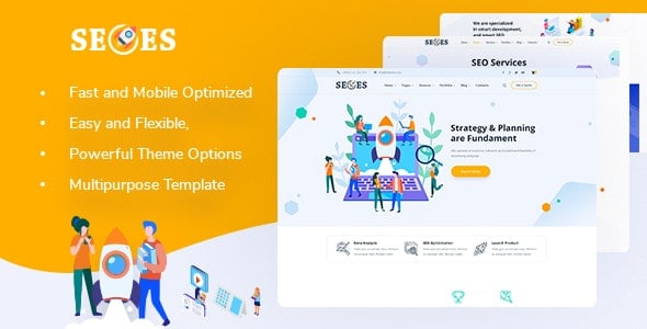 Seoes Marketing Agency WordPress Theme Seoes Marketing Agency WordPress Theme