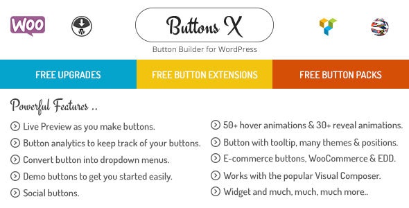 Buttons X Powerful Button Builder for WordPress Buttons X Powerful Button Builder for WordPress