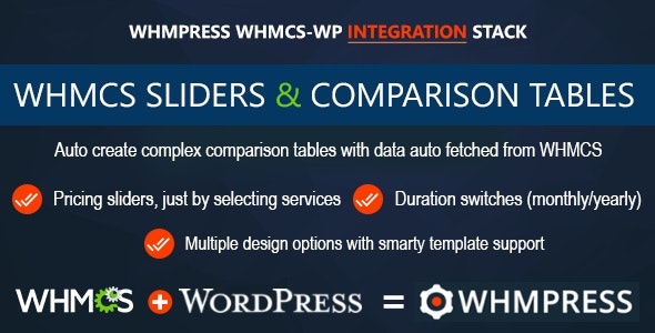 WHMCS Pricing Sliders and Comparison Tables WHMpress Addon WHMCS Pricing Sliders and Comparison Tables WHMpress Addon