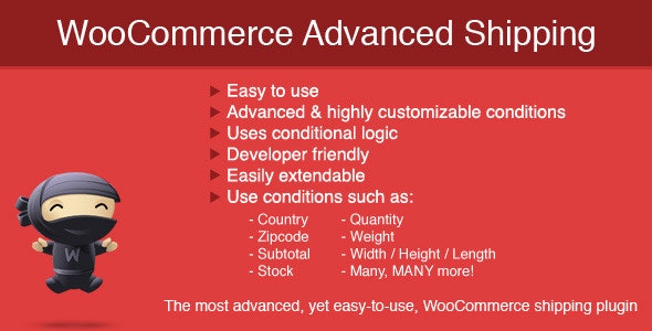 WooCommerce Advanced Shipping WooCommerce Advanced Shipping