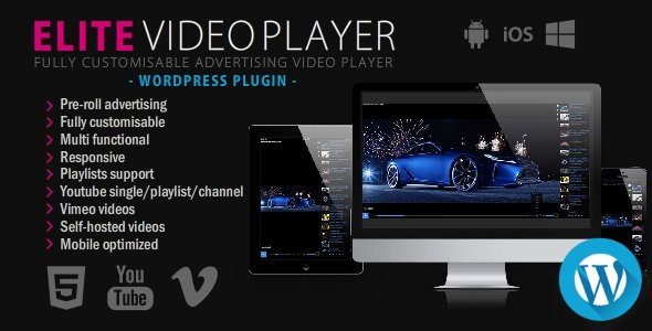 Elite Video Player WordPress plugin Elite Video Player WordPress plugin