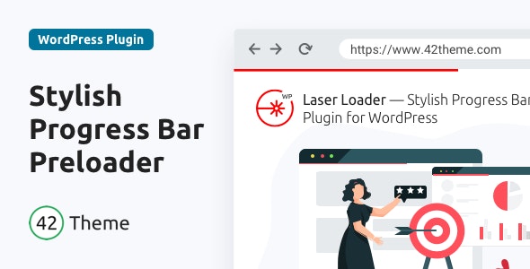 Laser Loader — Stylish Progress Bar Preloader Laser Loader — Stylish Progress Bar Preloader