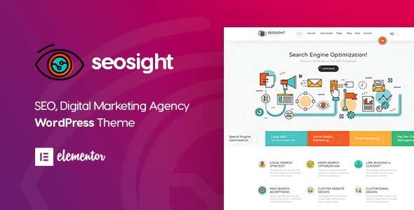Seosight SEO, Digital Marketing Agency WP Theme
