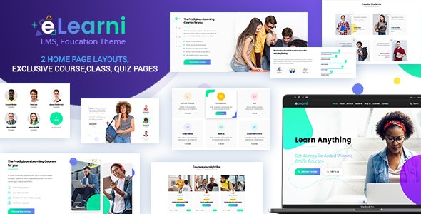LMS, Online Courses WordPress Theme eLearni LMS, Online Courses WordPress Theme eLearni