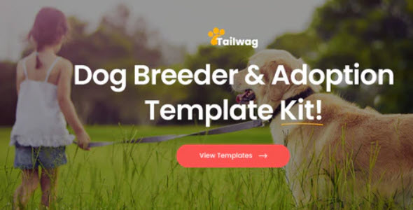Tailwag Dog Breeder & Adoption Template Kit Tailwag Dog Breeder & Adoption Template Kit