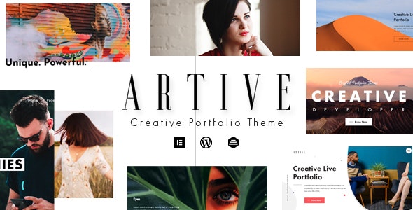 Artive Creative Portfolio Theme Artive Creative Portfolio Theme