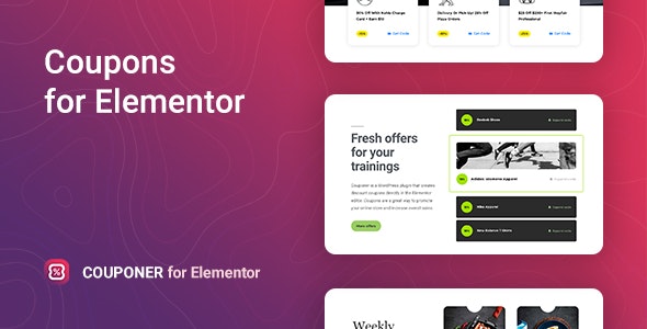 Couponer – Discount Coupons for Elementor Couponer – Discount Coupons for Elementor