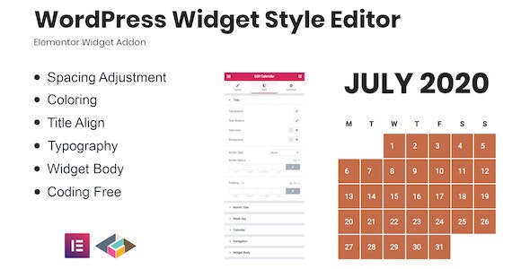 WordPress Widget Style Editor Elementor Addon WordPress Widget Style Editor Elementor Addon