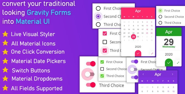 Gravitizer Gravity Forms Material UI Styler Gravitizer Gravity Forms Material UI Styler