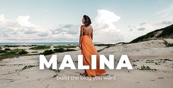 Malina Personal WordPress Blog Theme Malina Personal WordPress Blog Theme