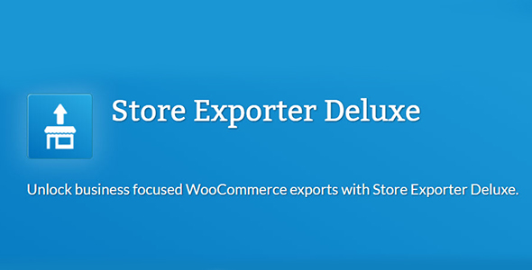 Woocommerce Store Exporter Deluxe Woocommerce Store Exporter Deluxe