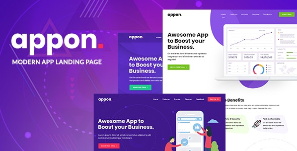 Appon App & SaaS Software Theme Appon App & SaaS Software Theme